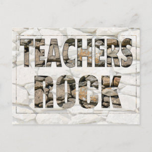 Teachers Rock Briefkaart