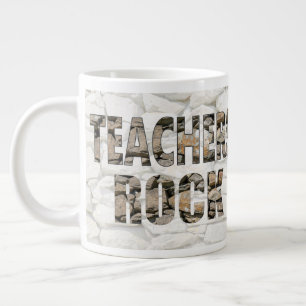 Teachers Rock Extra Grote Beker