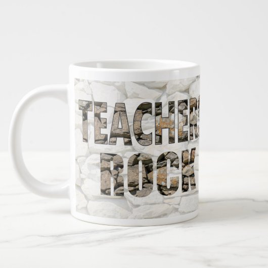 Teachers Rock Extra Grote Beker (Links)