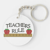 Teachers Rule Sleutelhanger (Achterkant)
