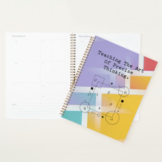 Teaching Art of Precise Thinking | Math Logic Planner (Display)