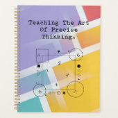 Teaching Art of Precise Thinking | Math Logic Planner (Voorkant)
