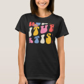 Teaching Future Artists Groovy Retro Back To Schoo T-shirt (Voorkant)