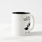 Teaching Language Arts My True Calling Educator Tweekleurige Koffiemok (Voorkant rechts)