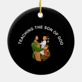 TEACHING THE SON OF GOD KERAMISCH ORNAMENT (Achterkant)