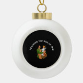 TEACHING THE SON OF GOD KERAMISCHE BAL ORNAMENT (Voorkant)