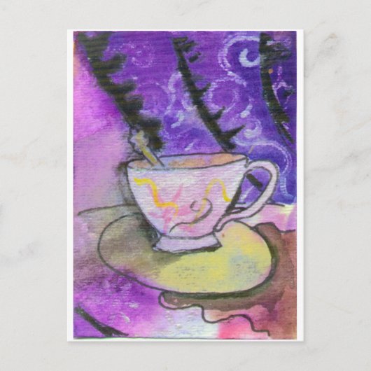 Teacup Briefkaart (Voorkant)