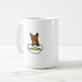 Teacup Chihuahua Café Mug (Devant gauche)