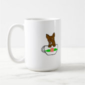 Teacup Chihuahua Café Mug (Gauche)