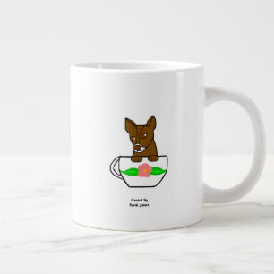 Teacup Chihuahua Jumbo Mok