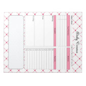 Teacup Cuties _ Dagelijks overzicht Notitieblok (Voorkant)