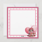 Teacup Cuties Feestdagenkaart (Achterkant)