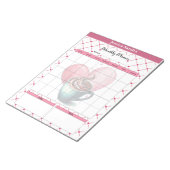 Teacup Cuties _ Maandelijkse Planner Notitieblok (Schuin)