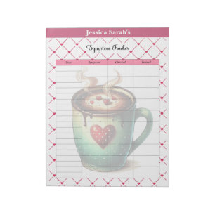Teacup Cuties _ Symptom Tracker Notitieblok