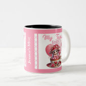 Teacup Cuties Tweekleurige Koffiemok (Voorkant rechts)