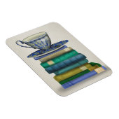 Teacup en Boeken 3 Magneet (Rechterzijde)