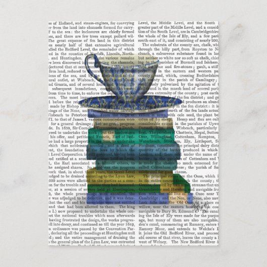 Teacup en Boeken Briefkaart (Voorkant)