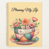 Teacup Patchwork avec Fleurs Whimsical (Devant)