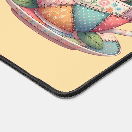 Teacup Patchwork avec Fleurs Whimsical (Coin)