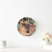 teacup-rit bij het pretpark ronde klok (Huis)