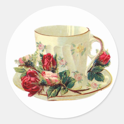  TEACUP ROND STICKER (Voorkant)