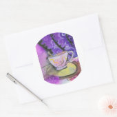 Teacup Ronde Sticker (Envelop)