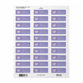 Teacup Tea Party Return Address Labels (Full Sheet)