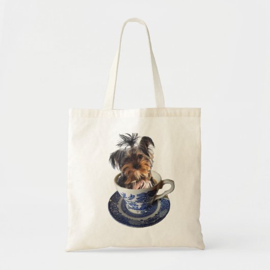Teacup Terrier Tote Bag (Voorkant)