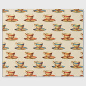 Teacups Cadeaupapier (Vlak)