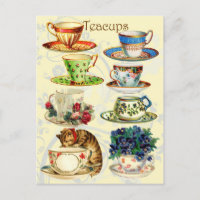 Teacups voor Tea Time