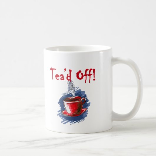 Tea'd off, belastingdag Tea Party Mok (Rechts)