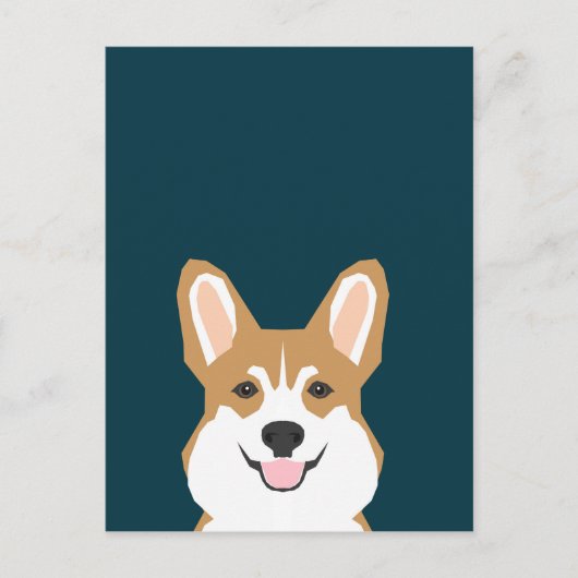 Teagan - Welsh Corgi Briefkaart (Voorkant)