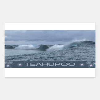 Teahupoo Rechthoekige Sticker