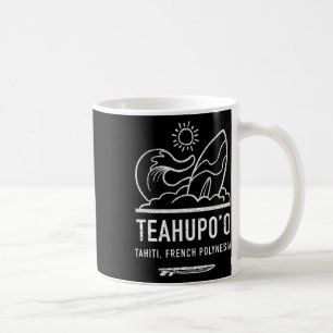 Teahupoo T-shirt Frans-Polynesië T-shirt Tahiti Su Koffiemok