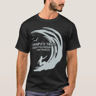 Teahupoo-Tahiti-Frans-Polynesië-Surf T-shirt