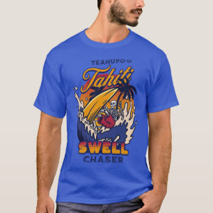 Teahupoo Tahiti Grote Golf Surfen 3 T-shirt