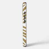 Teak Neutrale Zebra Case-Mate iPhone Case (Achterkant / Links)