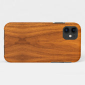 Teakfineer houtnerfstijl Case-Mate iPhone case (Achterkant (horizontaal))