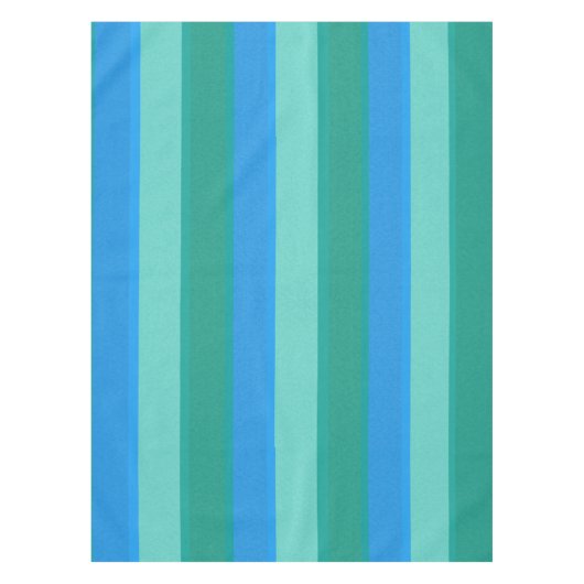 Teal atomique et nappe de rayures de turquoise (Devant)