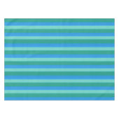 Teal atomique et nappe de rayures de turquoise (Devant (Horizontal))