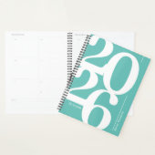 Teal Blue Naam 2026 Planner (Display)