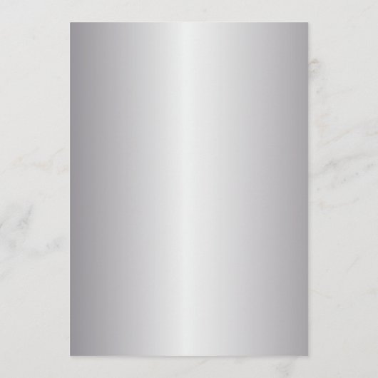 Teal Blue Silver Balloons Confetti New Year's Eve Kaart (Achterkant)