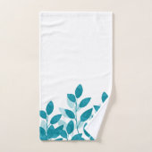 Teal Blue Watercolor (Serviette à main)
