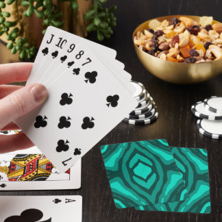 Teal Camo Pokerkaarten