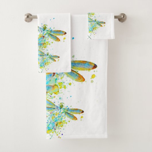 Teal Dragonfly splatter  (En situation)