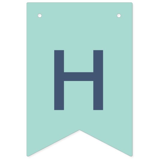 Teal et bannière d'anniversaire de Sandollar de (Deuxième drapeau)