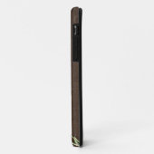 Teal et coque iphone de cuivre de damassé de (Dos/Gauche)