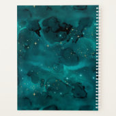Teal Galaxy Serie Ontwerp 2 Planner (Achterkant)