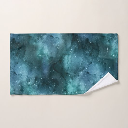 Teal Galaxy Series 7 (Serviette à main)