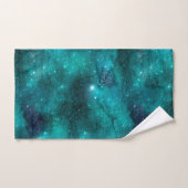 Teal Galaxy Series Design 8 (Serviette à main)